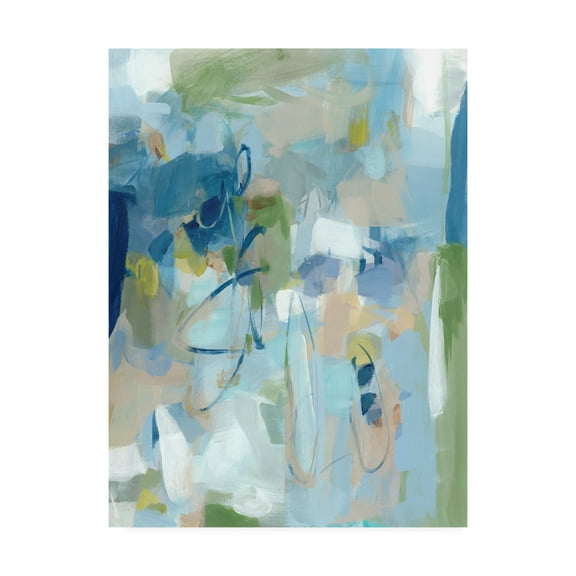 Trademark Fine Art 'Stillness Abstract' Canvas Art by Christina Long