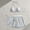 White, variant on Sevevn Women's 3 Piece Bikini Set Halter Triangle Top with Side Tie Bottom and Textured Cover Up Shorts White S