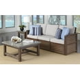 thumbnail image 2 of Home Styles Barnside Three Seat Sofa, End Table, and Coffee Table with Accent Pillows, 2 of 2