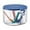 Blue, variant on Antqov Sealed Spice Jar with Spoon Combination Four Compartments Monosodium Glutamate Jar, Household Multi-compartment with Lid Storage Seasoning Jar, Home Accessories