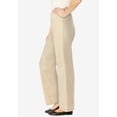 thumbnail image 2 of Woman Within Plus Size Fineline Stretch Denim Wide-Leg Pull-On Jeans, 2 of 6