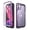 Purple, variant on i-Blason Magma Case for iPhone 11 6.1 inch (2019 Release), Heavy Duty Protection, Full Body Bumper Protective Case with Built-in Screen Protector (RoseGlod)