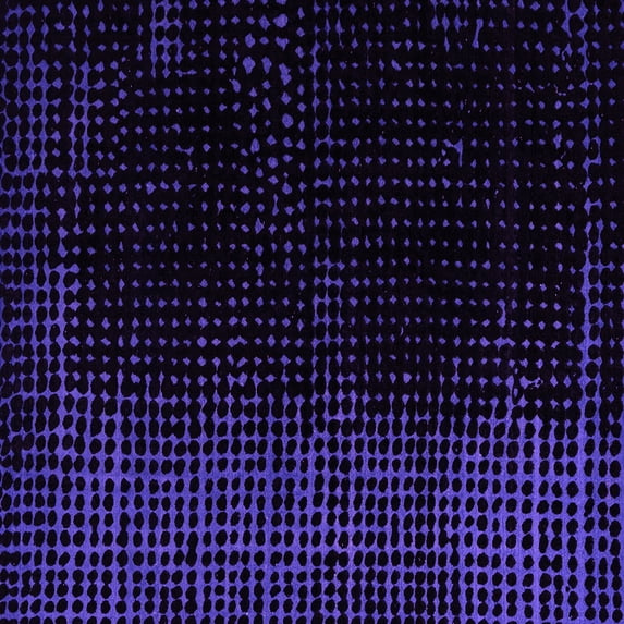 Ahgly Company Indoor Square Abstract Pink Modern Area Rugs, 7' Square