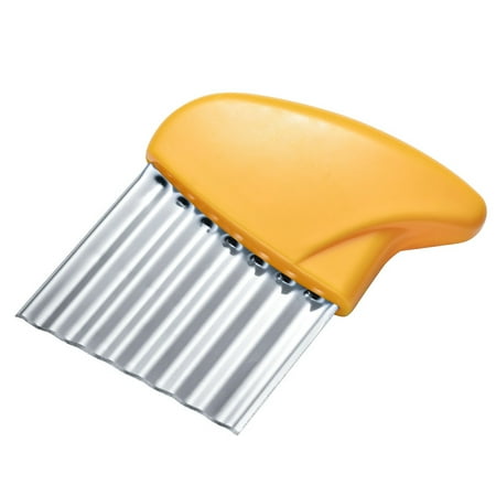

Livesture Stainless Steel French Fries Cut Corrugated Slicing Knife Onion Potato Cut Strips D