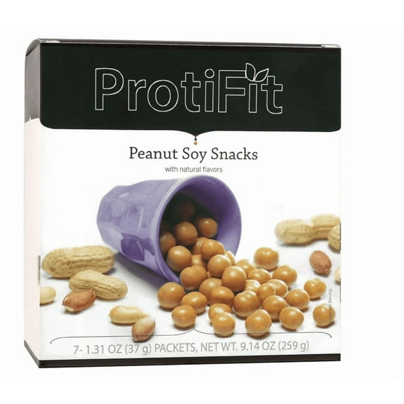 Proti Fit Peanut Coated Soy Puffs, 15g Protein, Low Calorie, 7 Count