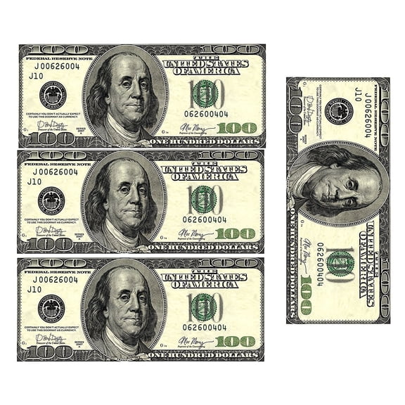 Edible 100 Dollar Bills Frosting Sheet. Real Looking Edible Money