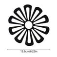 thumbnail image 3 of Flower Shaped Hot Pad Coaster Trivet Placemat for Dining Table Kitchen Office Use 1-Piece, 3 of 6