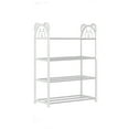 thumbnail image 3 of Up to 65% Off Shoe Rack Shoe Rack Storage Organizer With 4 Tiers Metal Shelves For Bedroom Closet Entry Dorm Room, 3 of 7