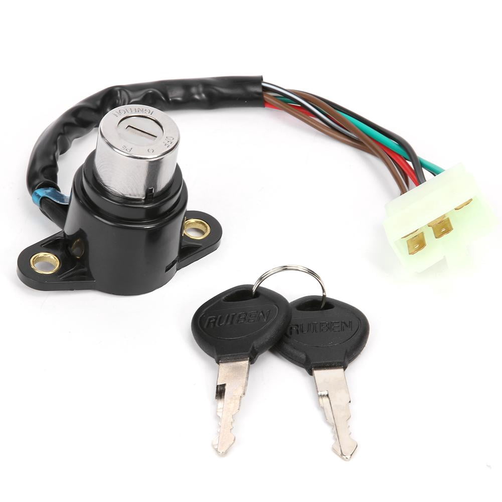 Ignition Key Switch With Wire For Honda CM400/CM450/CB400T/CB450T (1978-1983) - OEM 35100-413-007 Replacement, 100% New
