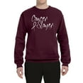 thumbnail image 2 of Slayer Awareness Unisex Crewneck Graphic Sweatshirt, Maroon, Small, 2 of 3