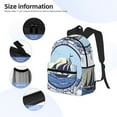 thumbnail image 4 of Goofa Not All Who Wander Are Lost2 Print Casual Backpack for Women Men,Waterproof High School Bookbag,Lightweight Travel Daypack,Classic College Backpack,Laptob Backpack, 4 of 6
