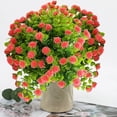 thumbnail image 5 of Clearance Artificial flowers under $1,1 Bundles Artificial Flowers Cemetery Flower Plastic Memorial Bouquet For Hanging Window Box Home Table Centerpieces Decor, 5 of 9