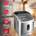 thumbnail image 2 of Frigidaire 26 lbs. Retro Bullet Ice Maker, Self-Cleaning Countertop Ice Machine, Stainless Steel, 2 of 7