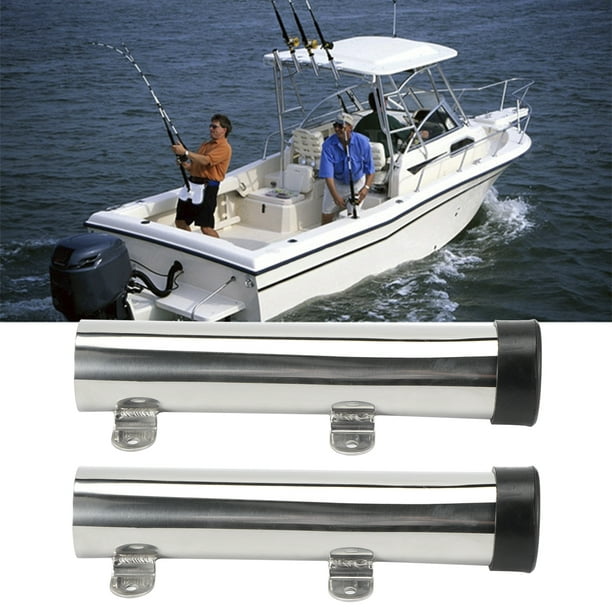 Noref Angling Accessory,2pcs Stainless Steel Fishing Rod Holder