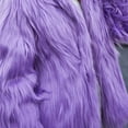 thumbnail image 6 of Rovga Fall Winter Jackets For Womens Long Sleeves S Open Front Hooded Furry Jacket Warm Outerwear Shaggy Jackets Retro Daily Wear M, 6 of 6