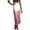 Hot Pink, variant on Womens Ombre Satin Maxi Skirt Elastic Waist Silky Bodycon Long Skirt Casual Summer Skirt