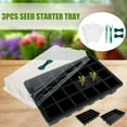 thumbnail image 2 of 24 Holes Nursery Pot Planting Seed Tray Kit Plant Germination Box with Lid Garden Grow Box, 2 of 10