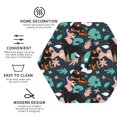 thumbnail image 4 of Honeii Rottweiler Print Leather Coaster Set of 6, Ideal for Safeguarding Your Furniture from Drinks Spills and Effortless Cleanup,Hexagon, 4 of 6