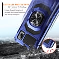 thumbnail image 2 of Compatible for AT&T Vista (2023) Phone Case with Tempered Glass Screen Protector, Nagebee Full-Body Protective [Military-Grade] Magnetic Car Mount Ring Holder Durable Cover (Blue), 2 of 6