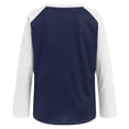 thumbnail image 7 of UngA Tshirts for Women Womens Fall Loose Plain Long Sleeve T Shirts Basic Tees Shirt Pocket Casual Comfy Tops Trendy T-Shirts Navy,XL, 7 of 7