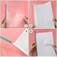 thumbnail image 4 of 10 Sheets Plastic A4 Sliding File Folder, Clear Report Covers Folder With Sliding Bar Bind, 4 of 5