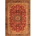thumbnail image 1 of Ahgly Company Indoor Rectangle Medallion Orange Traditional Area Rugs, 6' x 9', 1 of 1