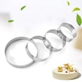 thumbnail image 7 of Winter Savings! Household Round With Hole Breathable French Style Mousse Cake Ring Kitchen Baking Tool(10CM), 7 of 7