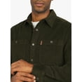 thumbnail image 4 of Chaps Men's & Big Men's Corduroy Flannel Lined Shirt, Sizes S-3XL, 4 of 8