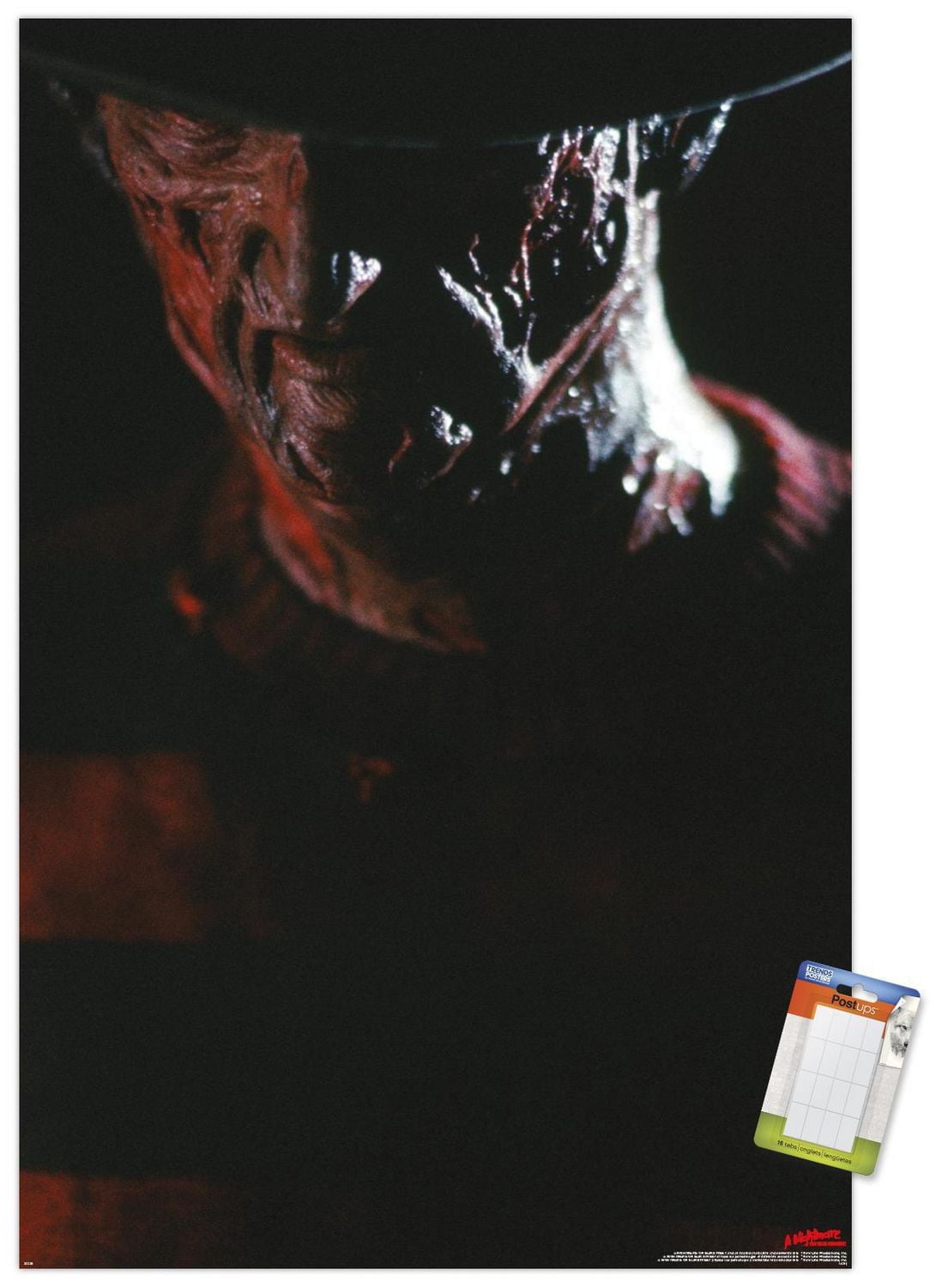 A Nightmare on Elm Street - Freddy Portrait Wall Poster with Magnetic Frame, 22.375" x 34"