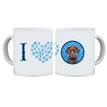 

15 oz. German Shorthaired Pointer Dishwasher Safe Microwavable Ceramic Coffee Mug