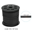 thumbnail image 2 of Uxcell Faux Suede Leather Cord, 5mm x 50 Yard Suede Cord for Bracelet Necklace Jewelry Making, Black, 2 of 6
