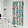 thumbnail image 2 of 36x72 Inches Tribal Shower Curtain Bohemian Chic Polyester Fabric Bathroom Decor Vintage Ethnic Motifs, 2 of 5