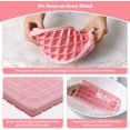 thumbnail image 5 of Ice Cube Tray with Lid and Bin,2 * 36 Nugget Silicone Ice Tray,Flexible Ice Cube Molds Comes with Ice Container, Scoop and Cover (Pink), 5 of 5