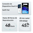thumbnail image 4 of Realme Buds Air 7 Pro Earbuds Bluetooth Dual Driver 11mm+6mm Hi-Res Wireless 48H Batería ANC 53dB Rojo, 4 of 10
