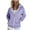 Purple, variant on VANLOFE Long Sleeve Warm Color Solid Women's Sweater for Winter All-match Winter Pullover Hoodie for Women Daily Pullover Hoodie Clean Without Printing Sweater L Dark Gray