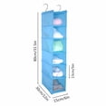 thumbnail image 2 of AUQ Purse Organizer for Closet,Multi-Functional Storage Bag Door Organizer Hanging,Store Shoes and Clothes Hanging Closet Organizer,blue,15*30*4cm,Oxford fabric, 2 of 4