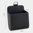 thumbnail image 4 of Bolsa De Almacenamiento De Coche Camping Auto Aufbewahrungstasche Air Vent Armaturenbrett PU Organizer Box Handyhalter (Schwarz) Likrtyny Para Estrenar, 4 of 4