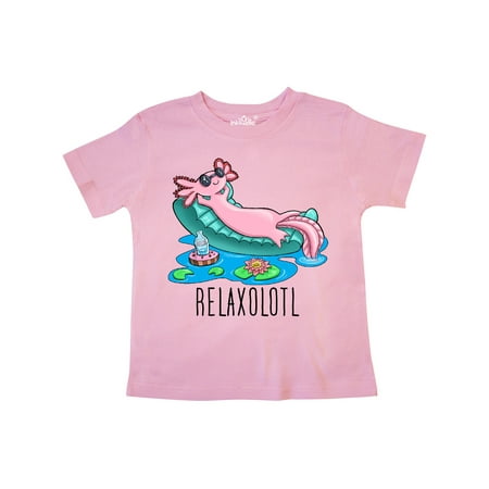 

Inktastic Relaxolotl- cute axolotl on summer vacation Gift Toddler Boy or Toddler Girl T-Shirt