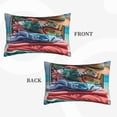 thumbnail image 2 of Goofa Tropical Vacation Essentials Pattern Pillow Case – Plush & Soft Cushion Cover, Hypoallergenic Throw Pillow Case for Comfortable Sleep with Envelope Closure-14"x20", 2 of 6