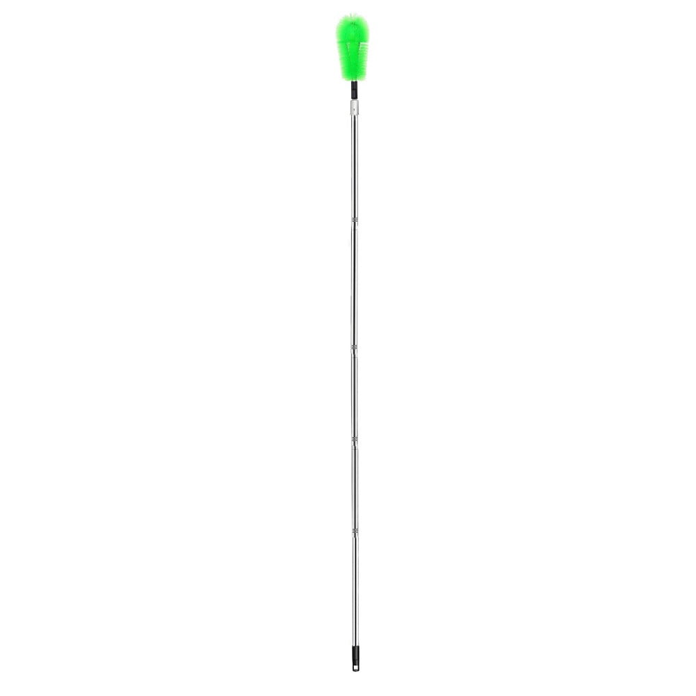 2.35M Telescopic Gutter Brush Extendable Pipe Gutter Cleaner Tool For Removing Leaves Gutter Cleaning Brush Roofing Tool D