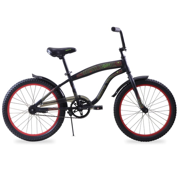 Bicicleta Benotto City RIDER R20 Acero 1V. Contrapedal Negro/Rojo Niño