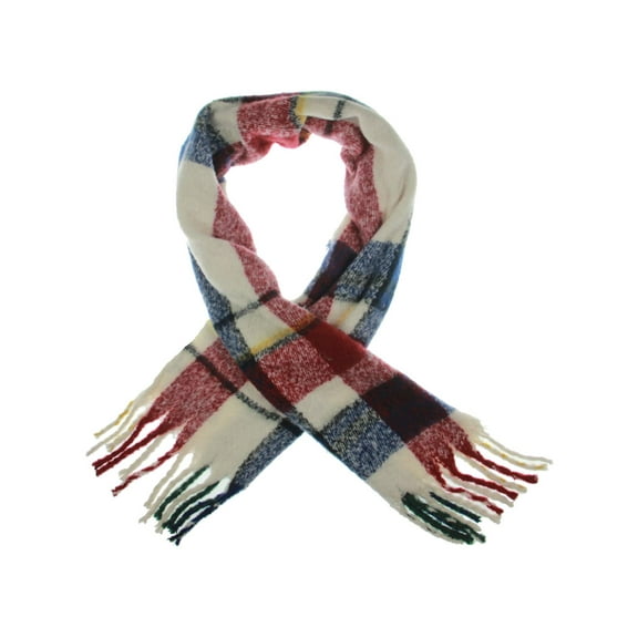 Cejon Spacious Plaid Blanket Wrap Winter Scarf One Size .