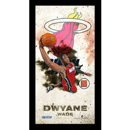 Steiner Sports Dwayne Wade Player Profile Framed Graphic Art