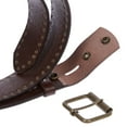 thumbnail image 3 of Genuine Vintage Retro Circle Studded Leather Belt - Interchangeable buckle, 3 of 4
