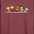 thumbnail image 3 of Peanuts - Group Skate - Women's Lightweight French Terry Long Sleeve Shirt, 3 of 6