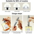 thumbnail image 3 of 2 Pcs Perfume Atomizer, Boriyuan 5ml Portable Mini Perfume Bottle Refillable Atomizer, Pocket Perfume Dispenser for Men and Women Travel (Gray + Silver), 3 of 7