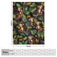 thumbnail image 4 of COMIO Monkey Blanket,Monkey Gifts Plush Animal Print Throws,Soft Lightweight Quilt for Bedroom Sofa Couch Decoration, 4 of 6