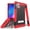 Red, variant on Case for iPhone 11 Pro, Tri-Shield [Military Grade] Rugged Cover with Metal Kickstand [Includes Wrist Strap Lanyard] for Apple iPhone 11 Pro (2019, 5.8" Model)