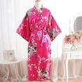 thumbnail image 2 of Lindreshi Womens Lingeries Clearance Women Sexy Print Kimono Dressing Gown Bath Robe Lingerie Nightdress, 2 of 4