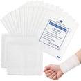 thumbnail image 1 of 50 Almohadillas de Gasa de Algodón Envueltas Individualmente para el Cuidado de Heridas, Alta Absorbencia First Aid, 1 of 9